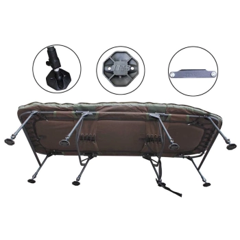 Łóżko z śpiworem Deep Sleep System Phantom 8 nóg